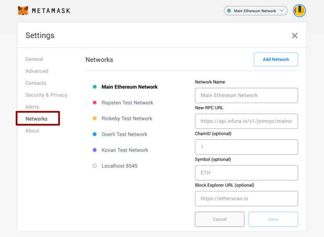 کار با MetaMask