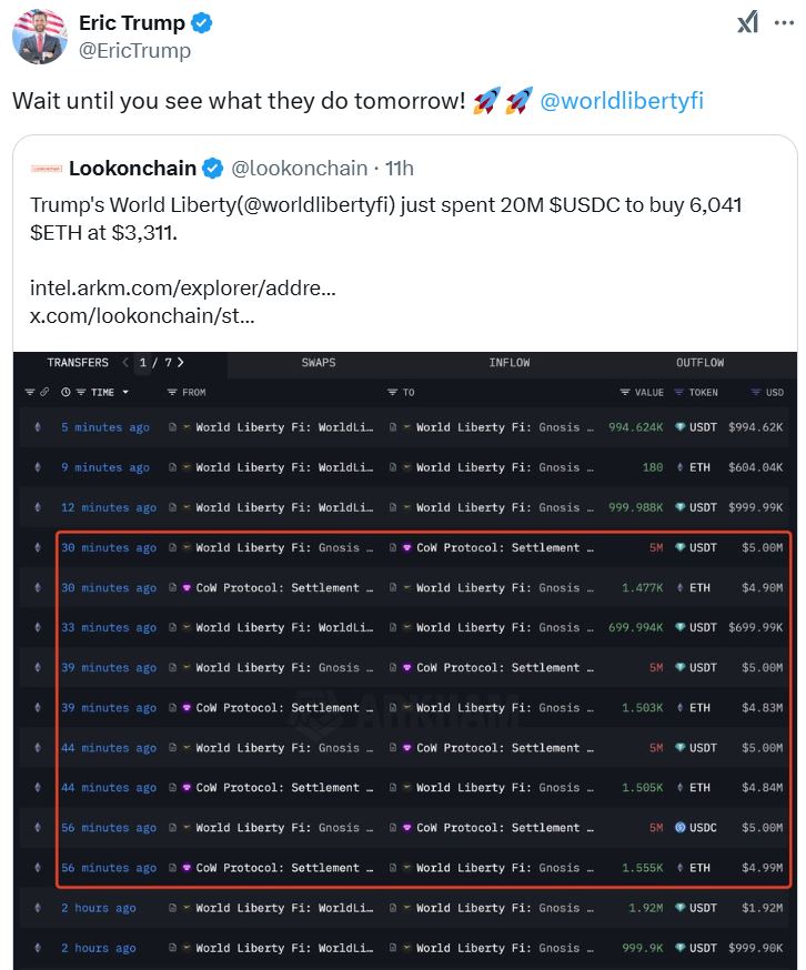 میم کوین ترامپ